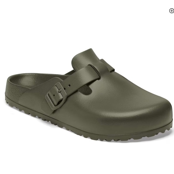 BIRKENSTOCK Boston Essential EVA Clog Lightweight Green Khaki Size EU43, NWOT - Picture 1 of 8
